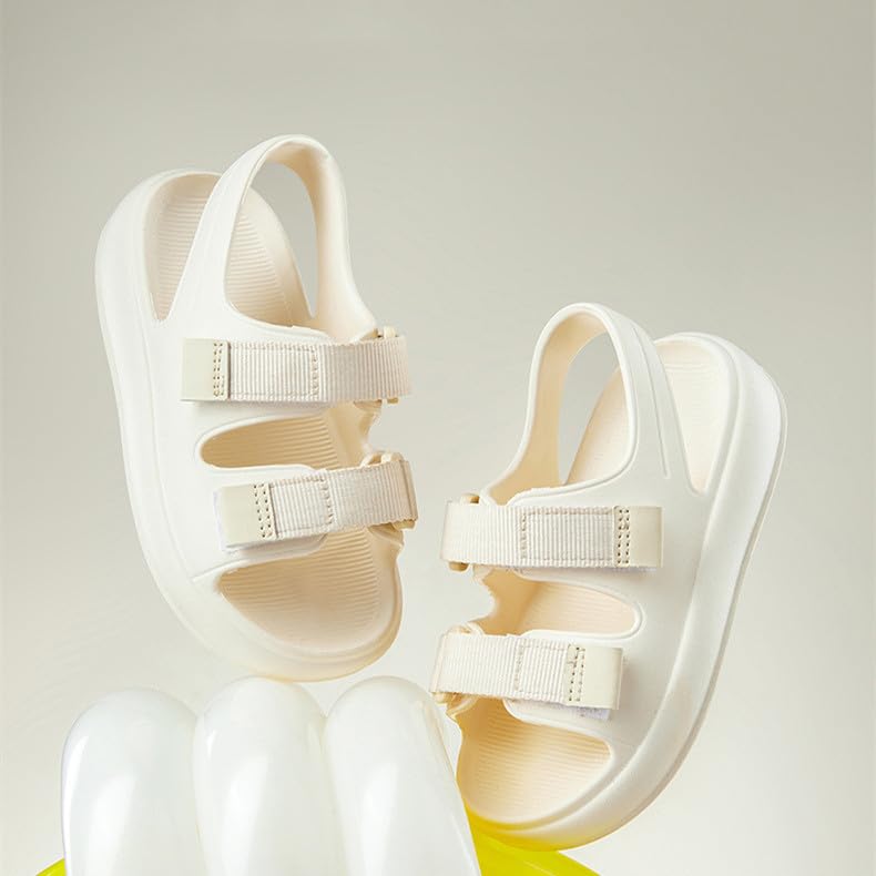 Kids Sandals Boys Girls Summer Open Toe Sandals Non-Slip Children Outdoor Beach Sandals Adjustable Double Straps2