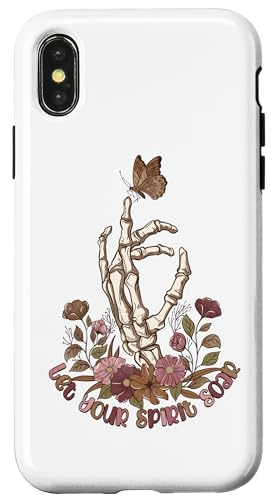 ���B���e�[�W�X�P���g���n���h ���ƉԂ̃O���t�B�b�N �X�}�z�P�[�X iPhone X/XS �p