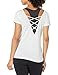 Soffe Women’s Junior Squad Strappy Tee Shirt, -ash, Medium