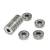 2. 624zz: 4 mm * 13 mm * 5 mm X-BAOFU, Teniendo Impresoras 3D 10PCS Piezas de Brida Bola 623zz 624zz 625zz 608ZZ 688ZZ 626ZZ Profundo del surco de la Rueda de polea con Bridas (tamaño : 688ZZ 8X16X5)