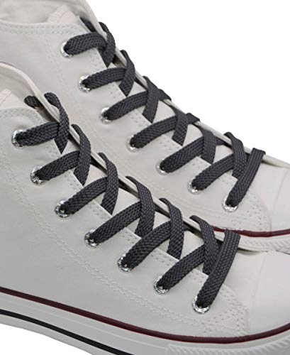 Image of VSUDO 2 Pairs Double Layer Flat Sneaker Shoe Lace, Flat Shoelace /Shoe String