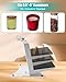 JVWKPU Precision Label Applicator for Jars, Bottles & Candle Vessels, Manual Label Placement Tool for 0.5–5 Inch Containers, Professional Labeling Tool for Small Business & Handmade Products