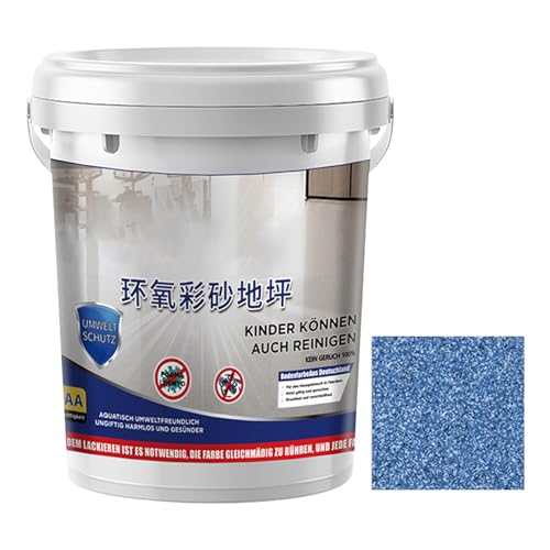 Vernice Per Pavimenti In Resina Epossidica | Rivestimento Autolivellante Per Garage,Pittura Resistente Alle Macchie Asciugatura Rapida Per Interni Esterni Basamenti Cemento Garage Costruzioni