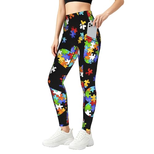 Leggings de gimnasio que no se bajan con bolsillos para móvil