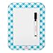 LockerLookz Locker Dry Erase Board - Blue Gingham 2016- 1 piece