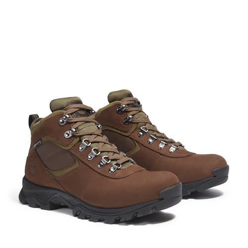 Timberland Timberland Men's Mt. Maddsen Mid Leather Wp Hiking Boot, Dark Brown Nubuck, 11 Medium