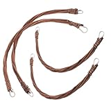 Design authentique : Chaque poignée allie l’esthétique traditionnelle de vannerie tissée à robustesse renforcée, apportant élégance et durabilité à votre panier de pique- ou de rangement