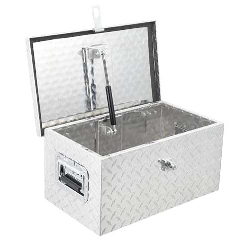 Garvee 20 in Aluminum Diamond Plate Tool Box...