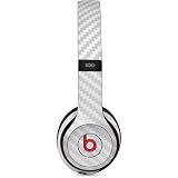 Skinit Decal Audio Skin Compatible with Beats Solo 3 Wireless - White Carbon Fiber Specialty Texture Material Design