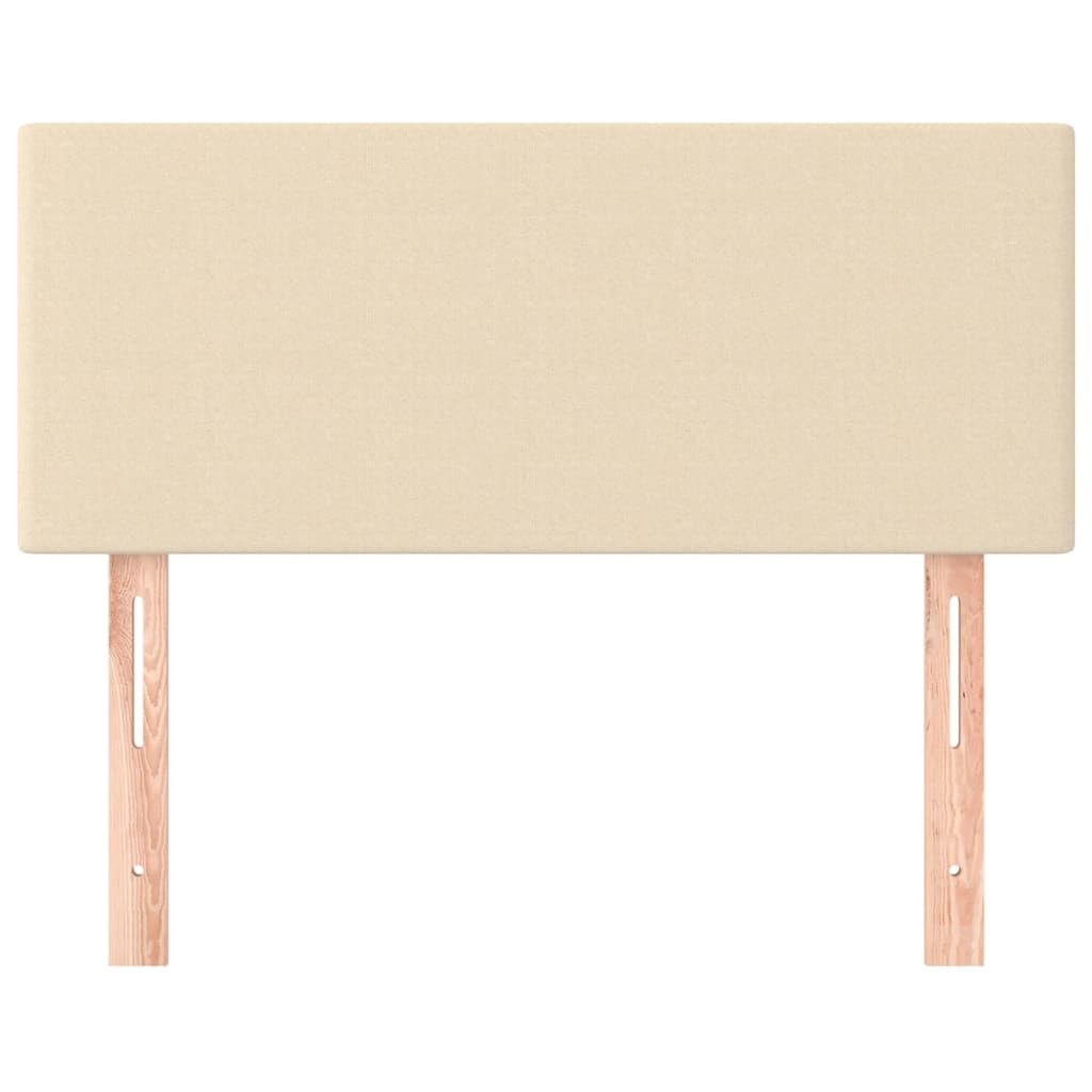 vidaXL Tête de lit Crème 90x5x78/88 cm Tissu