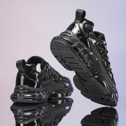Image of Men's Walking Running Shoes Slip On Sneakers Non Slip Athletic Sports Tennis Fitness Casual Workout Gym Shoes Lightweight Trainers Fashion Soft Comfortable Shoe