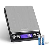 Digital Postal Scale - 0.001oz 3000g Small Portable Electronic Pocket Scale with Back-Lit LCD...