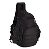 Neuleben Tactical Sling Backpack Shoulder Backpack Military Backpacks Large Water-Repellent Crossbody Bag Chest Bag Men for Outdoor Travel Hiking Camping Trekking, black