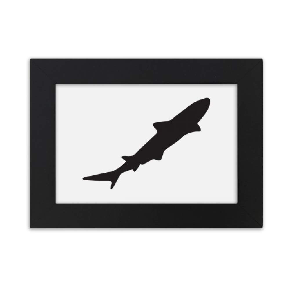 DIYthinker Streamline Shark Fierce Outline Desktop Photo Frame Ornaments Picture Art Painting Gift
