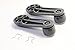 Performance PFM-544939 Gray w/Chrome Knob Window Crank Handles Pair for Various Nissan Truck and SUVS