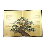 端午の節句　金屏風 屏風】18号枠付金屏風【高さ54cm】五月人形 屏風 金屏風 衝立 鎧