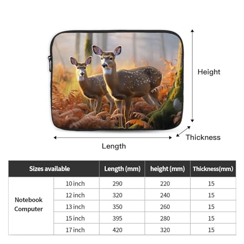 Funda para Laptop Slim con Diseño de Ciervos 17 Pulgadas miniatura 3