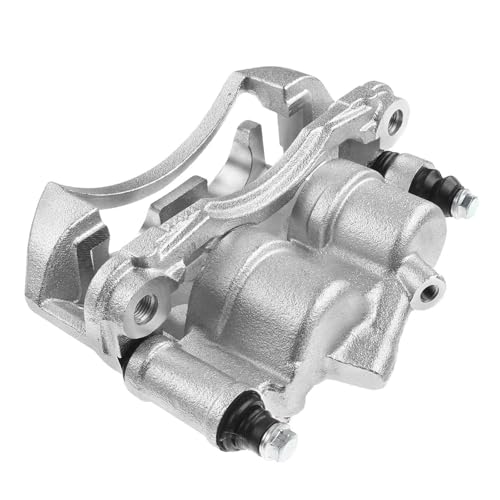 Image of Detroit Axle - Rear Left Brake Caliper for 2004 2005 2006 Dodge Sprinter 3500, Driver Side Disc Brake Caliper with Bracket Replacement