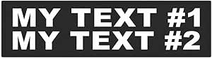 Custom Patches Embroidered 11 X 3 Custom Patches, Hook & Loop, Tactical Identification Police Patch For Vest, Sheriff, Security, Molle, Military, Backpack, Duty Bag, K9 Dog Harness, Morale, Reflective Text Avail. (Yellow