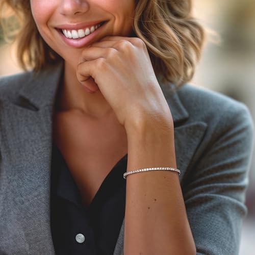 Ross-Simons 3.00 ct. t.w. Lab-Grown Diamond Tennis Bracelet in Sterling Silver2