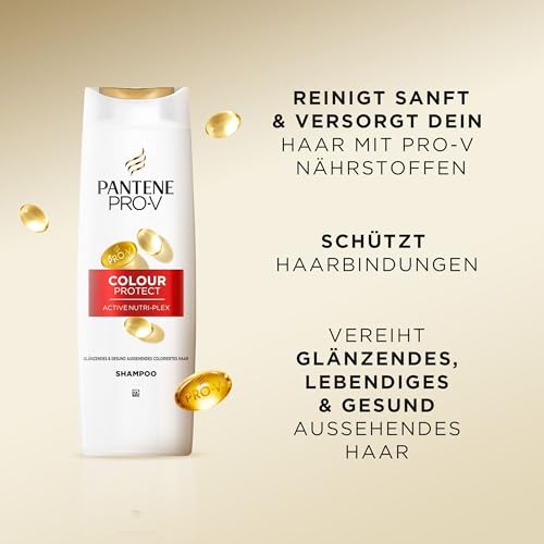 Pantene Pro-V Colour Protect Shampoo 500ml für Gefärbtes und Gesträhntes Haar. Reinigt Sanft. Schützt die Haarbindungen. ohne Mineralöle und Farbstoffe. mit Active Nutri-Plex Technologie