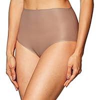 Chantelle Womens 2647 Soft Stretch One Size High Rise Brief Solid Briefs - Brown - One Size