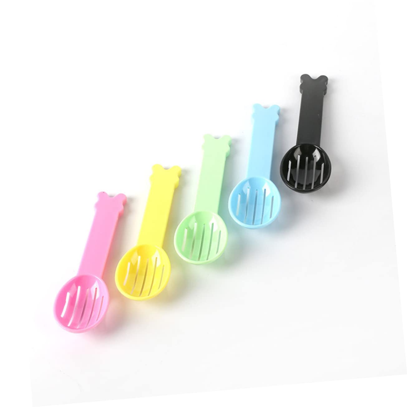 Paletta per lettiera per Gatti, 15 Pezzi di Sabbia for criceti, Cucchiaio for for, Paletta for Escrementi Cane con Attacco for Sacchetto, Pale for