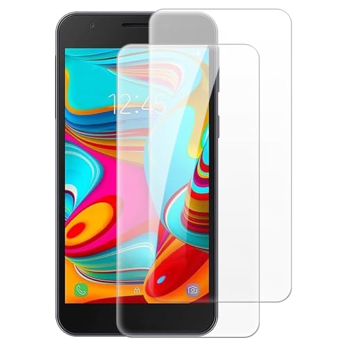 Shantime [2 piezas Protector Pantalla Cristal Templado Compatible con Samsung Galaxy A2 Core (5 pulgadas), HD Claro Antirrayas Sin Burbujas