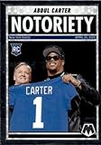 ABDUL CARTER RC 2025 Panini Mosaic Notoriety Base #14 ROOKIE NM-MT Football Giants