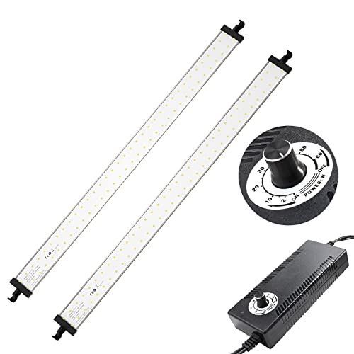 2 Light Panels for 32x32 Inch Photo Studio Light Box: 140 LED - LB12B 360° Rotating Dimming Light Bar Kit, Suitable for Takerers/HitTopss/Fasonic/ZKEEZM 32" Large Lightbox (2 Light Panels/1 Adapter)
