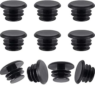 Boao 10 Pieces Handlebar Bar End Plugs Plastic Bike Handlebar Bar End Caps for Road Mountain Bike Most Bicycle