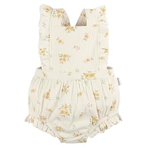 Gerber Baby Girls Sleeveless Ruffle Romper