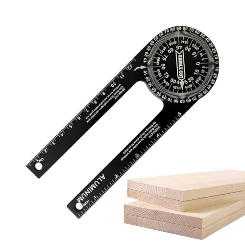 Digital Angle Finder Protractor - 7-Inch Aluminum Miter Saw Gauge