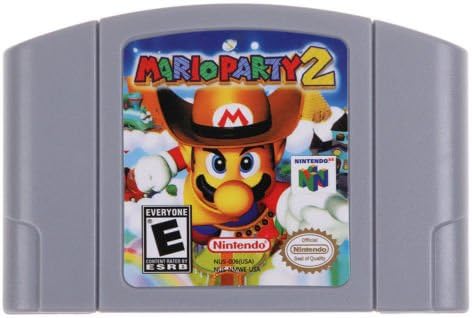 New For Nintendo 64 N64 Game Card Mario Party 2 Video Cartridge Console