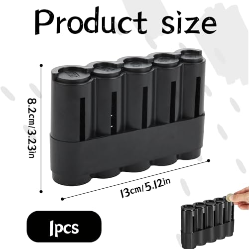 Münzbox Mit 5 Fächern,Kleingeld Sortierer,Münzsortierer,Kleingeld Aufbewahrung,Münzzähler,Coin Holder,Münzen Box Für 2€,1€,50 Cent,20 Cent,10 Cent,Münzen Sortierenfür Verkaufsstellen Reisegepäck