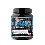 Potente Pre-Workout, Beta Alanina, Creatina, Arginina Aakg, Vitamina C, B6, B9 y B12, Aumenta el Desarrollo y la Fuerza Muscular, Incrementa al óptimo el Rendimiento Físico, 300 Gr. Sabor Sandía