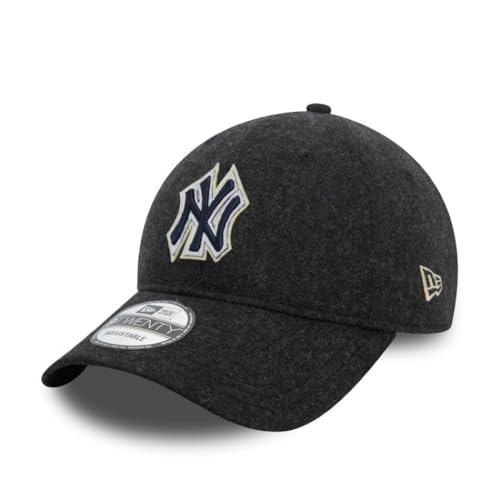 New Era New York Yankees Gorra MLB béisbol Gorra para Fans Ajustable sin Estructura NY 9Twenty Sombrero Negro