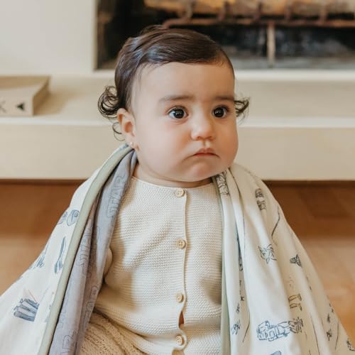Image of Copper Pearl Jumbo 3-Layer Baby Blanket: Soft Baby Quilts for Boys and Girls | Breathable, Cozy, Toddler Blanket | Baby Quilt for Newborns | 46x46 Premium Polyester /Rayon | Tatooine