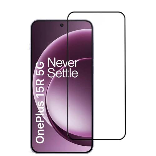 Image of MoCoTech (FINGERPRINT WORKING) HD+ Edge-to-Edge Tempered Glass for Oneplus 15R - Full Screen Protector Guard, 9H, Anti-Scratch, Bubble Free, Case Friendly, Ultra Clear with Easy Installation Kit