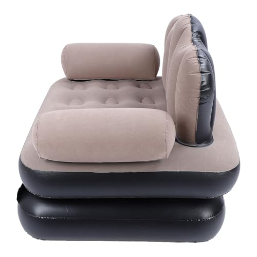 Zerodis Canapé-lit Gonflable, Matelas Porteur Fort de Sofa Confortable et Doux Soufflez Le Matelas de Divan Facile à Porter Le Divan Gonflable pour Le...