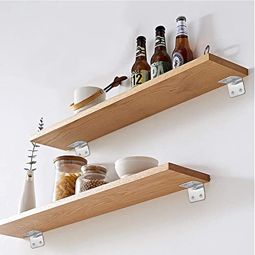 24 Pezzi Staffe Angolari per Legno a Forma di L