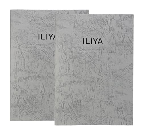 ILIYA Notebook Set – Silver Gray x 2 – A5