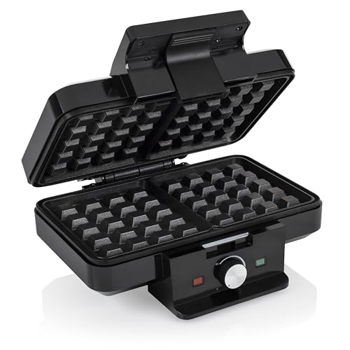 Tristar WF-1165 Piastra per Waffle 1000, in plastica e Acciaio Inox, W - Immagine 5