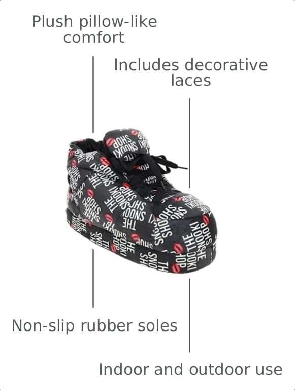 Image of Happy Feet Slippers Standard Sneaker Slippers for Men, Women, and Kids - Women Shoes, Gifts for Women, As Seen on Shark Tank - Classy Oversized House Slippers for Women with Non-Slip Rubber Soles