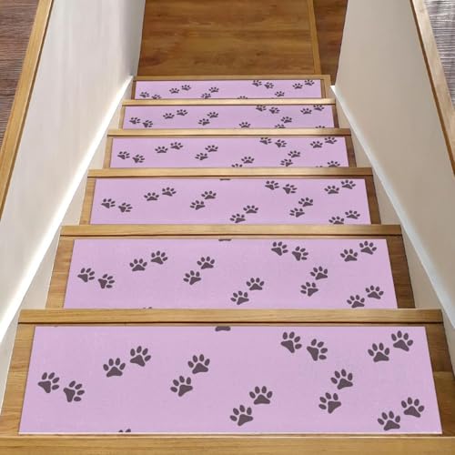 Tapis de marches d'escalier antidérapantes en polyester de qualité supérieure - 2