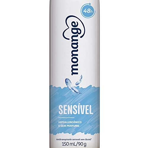 Desodorante Aerossol Monange sem Perfume 90G, Monange