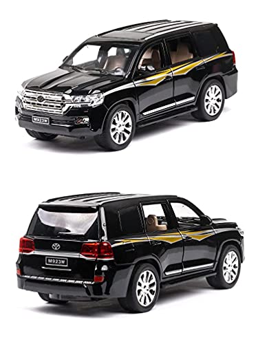 Image of Alloy Car Model Diecasts Metal Toy with Sound /Light /Pull-Back Off-Road Vehicles Car Model Collection Kids Toys Gift Multicolor Pack of 1 (1:32 Land CRUSIER)