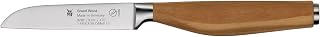 WMF Grand Wood Gemüsemesser 21 cm, Messer Holzgriff, Made in Germany, Olivenholzgriff Messer geschmiedet, Küchenmesser Spezialklingenstahl, Performance Cut, einzigartiger Griff, Klinge 9 cm