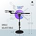 CAHAYA Microphone Stand Desk Adjustable: Boom Arm Mic Stand Desktop with 2 Mic Clips Reinforced Metal Base Table Mic Mount with 3/8