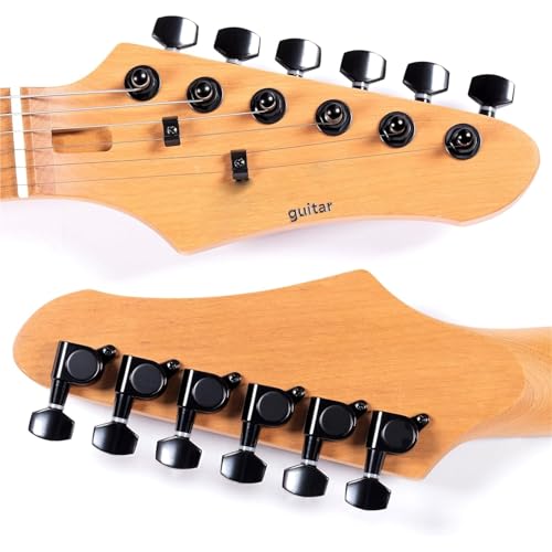 Guitare électrique droitier 6 cordes avec pont fixe et manche érable - 6